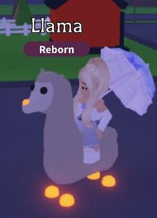 Неонова лама роблокс адопт мі roblox adopt me llama дуже рідкісний пет пети петы адопт ми редкие старые раритет