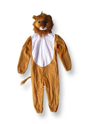 Карнавальный маскарадный костюм лев тигр fun play новогодний halloween хэллоуин 5-7  лет