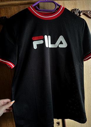 Сітчаста футболка fila сітка