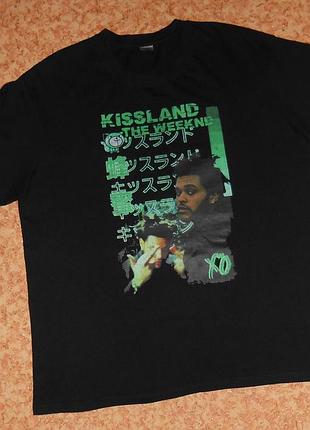 Футболка the weeknd/kiss land/мерч
