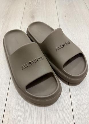 Шльопанці all saints dune slider чоловічі 44р