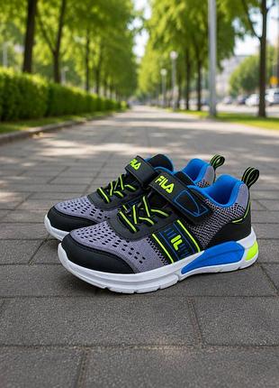 Яскраві дитячі кросівки fila 33 розмір (устілка ~21)