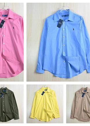 Льняна сорочка жіноча polo ralph lauren льняная рубашка женская