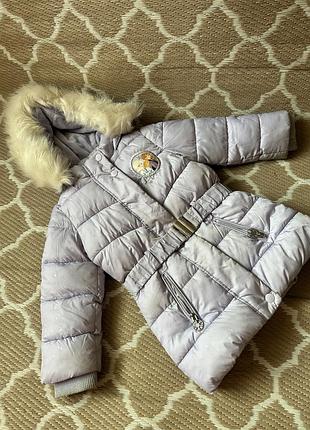 Зимова куртка disney frozen (ельза), 98 см