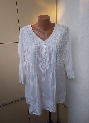 Блуза. батистова. р.48,xl. enthalt nichttextile