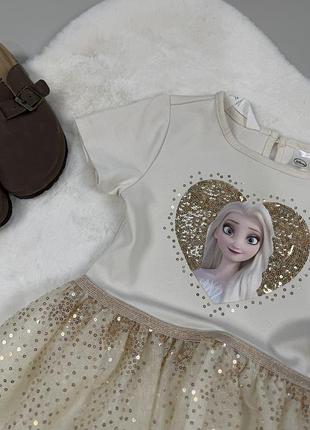 H&m дитяча святкова сукня frozen ельза 6–8 років 3
