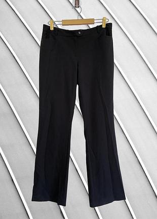 Женские черные брюки calvin klein l 6 40 оригинал кельвин клейн классические брюки modern fit средняя посадка 48