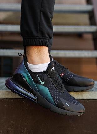 Air max 270 black blue chameleon