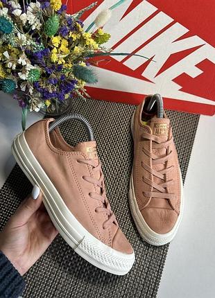 Оригинальные кожаные кеды converse