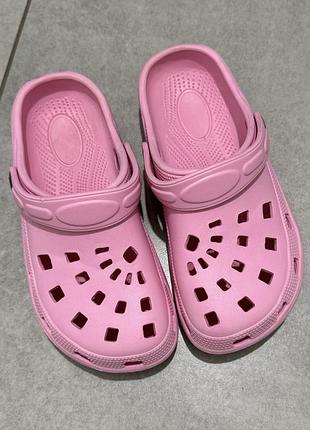 Дитячі сабо foamwalk style рожеві (крокси) 33 розмір 22,5 см