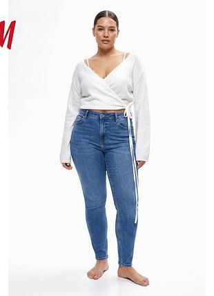 Джинсы скинни большого размера от h&amp;m, батал.