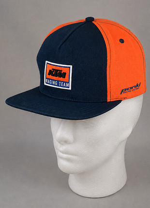 Кепка ktm / alpinestars team cap powerwear лого бейсболка текстильная мужская на ремешке регулируемая оригинал monster honda yamaha