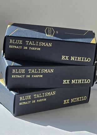 Пробник  ex nihilo blue talisman extrait de parfum 2 ml