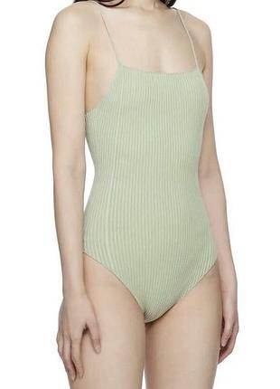 Боді в рубчик zara