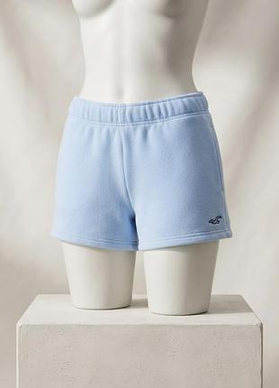 Женские мягкие голубые шорты hollister l