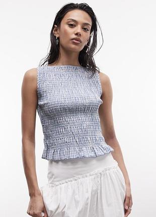 Блакитний топ жатка primark