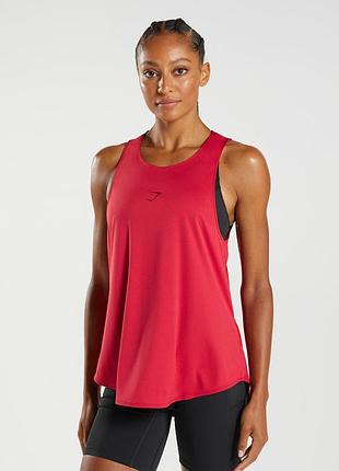 Gymshark training brandmark tank  женская спортивная майка для тренировок в зале