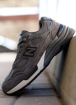 Сірі кросівки new balance 992 grey х нью беланс 45