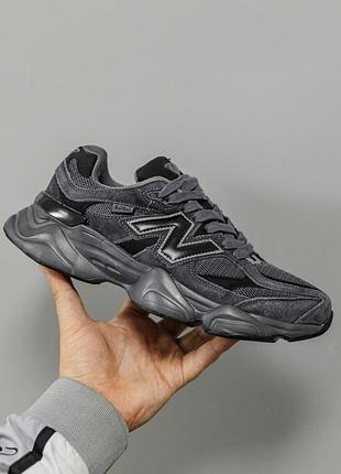 Чоловічі сірі кросівки new balance 9060 grey х нью беланс 43