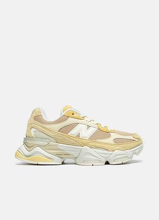 Жовті жіночі кросівки new balance 9060r enoki yellow white х нью беланс 36