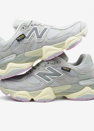 Жіночі сірі кросівки new balance 9060 cordura grey pink х нью беланс 41