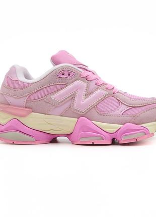 Женские розовые кроссовки new balance 9060 pink violet х нью беланс 39