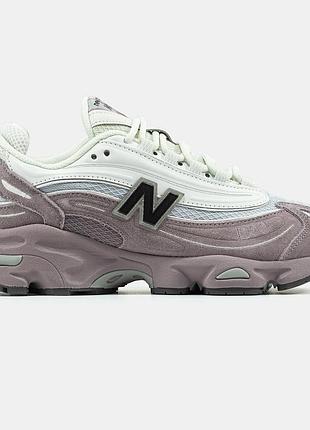 Белые кроссовки унисекс new balance 1000 white brown х нью беланс 40