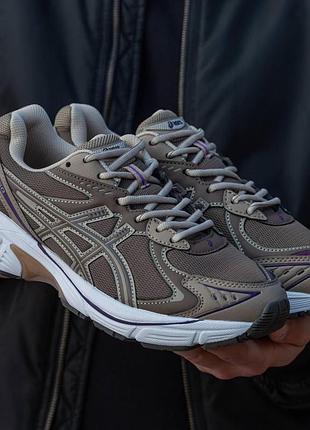 Бежеві кросівки asics gt 2160 brown purple white х асикс 42