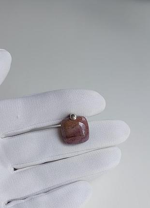 Одиночная серебряная серёжка