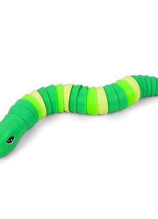 Детская антистресс-игрушка "змейка" 60-kks(green) размер 23 см