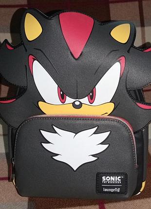 Оригинальный рюкзак shadow the hedgehog loungefly!!️Серьёзное описание!!!️ [sonic the hedgehog]