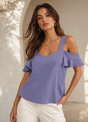 💥1+1=3 шикарна бузкова блуза блузка topshop, розмір 44 - 46