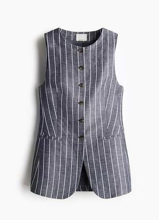 Жилетка h&m лляна