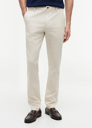 Кремові штани брюки чинос tommy hilfiger оригінал mercer straight розмір w40 l30 xxl бавовна