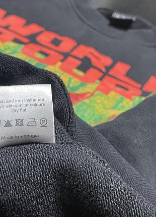 Світшот lost souls world tour чорний | принт | streetwear 4