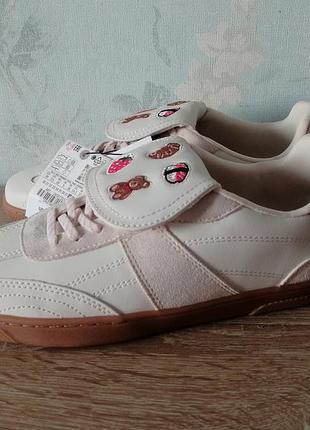 Кроссовки zara 38 starfit   шнурки-резинка вышивка