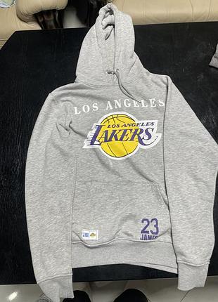 Худі los angeles lakers nba james 23 | сіре | оригінальний стиль