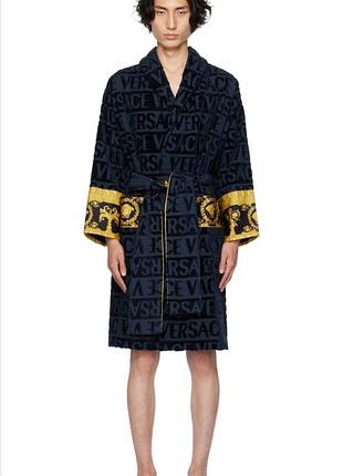 Роскошный махровый халат versace underwear.