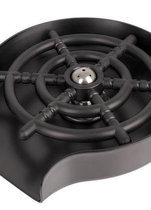 Черная портативная мойка стаканов для кухонной раковины nett mb-33