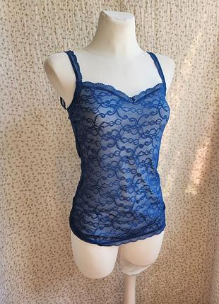 Кружевная майка intimissimi крудево топ итальянская маечка топик италия