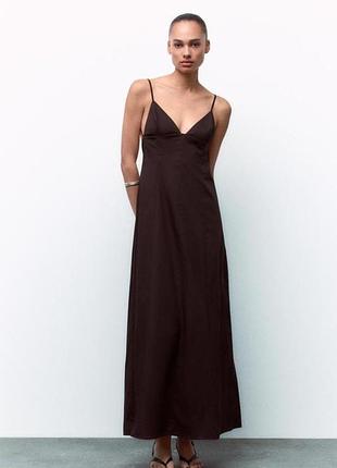 Бавовняна сукня, плаття з нової колекції new collection від zara original оригінал.
