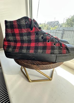 Кеди vans байка в клітинку