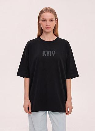 Футболка оверсайз унисекс "kyiv"  хлопок syndicate sndct