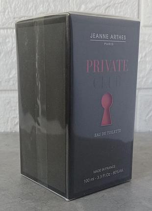 Jeanne arthes private club 100 мл для мужчин