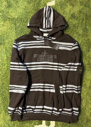 Худи stone island supreme/худак стон суприм/худи мужское