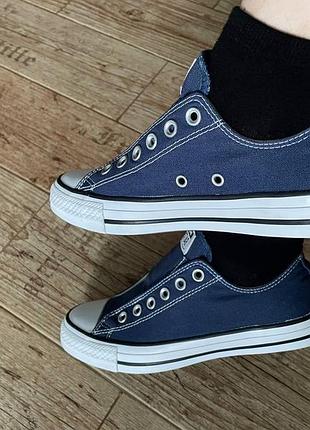 Сині кеди converse all star 8