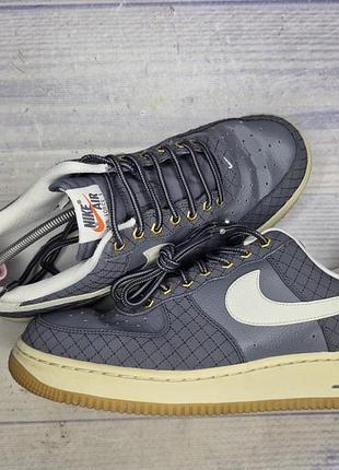 Кроссовки nike air force 1 low dark grey gum