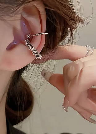 Каффы серьги на ухо без прокола
