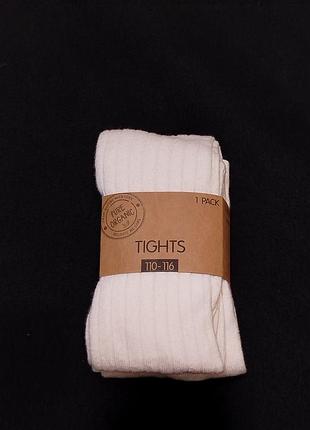 Детские колготки в рубчик (органик) 110-116р 8225