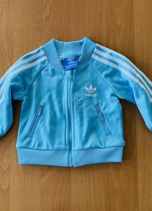 Олімпійка adidas originals для немовляти. 0-3 місспортивна кофта на блискавці.
